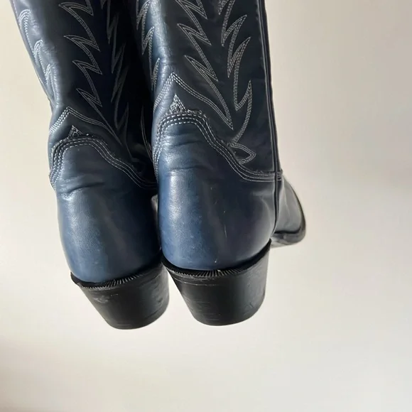 Rare Vintage Cowboy Boots- Blue - Picture 12 of 15